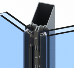 Фасадная система ТФ50К дополнена новыми техническими решениями для реализации структурного остекления