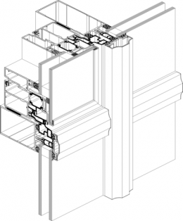 Компания Талисман разработала и начинает продажу витражной системы ТВ2-48.
Она  предназначена для обустройства  наружных ограждающих конструкций нижних  этажей зданий, с различными внеш