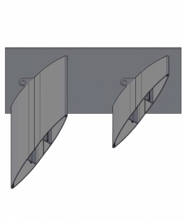 Компания Талисман, по заказу нашего уважаемого партнёра - компании  Меркс, разработала и начала поставку новой солнцезащитной системы,  тип самолётное крыло&amp;raqu